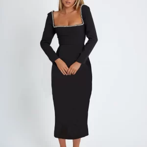 The Midi Pearl Dress