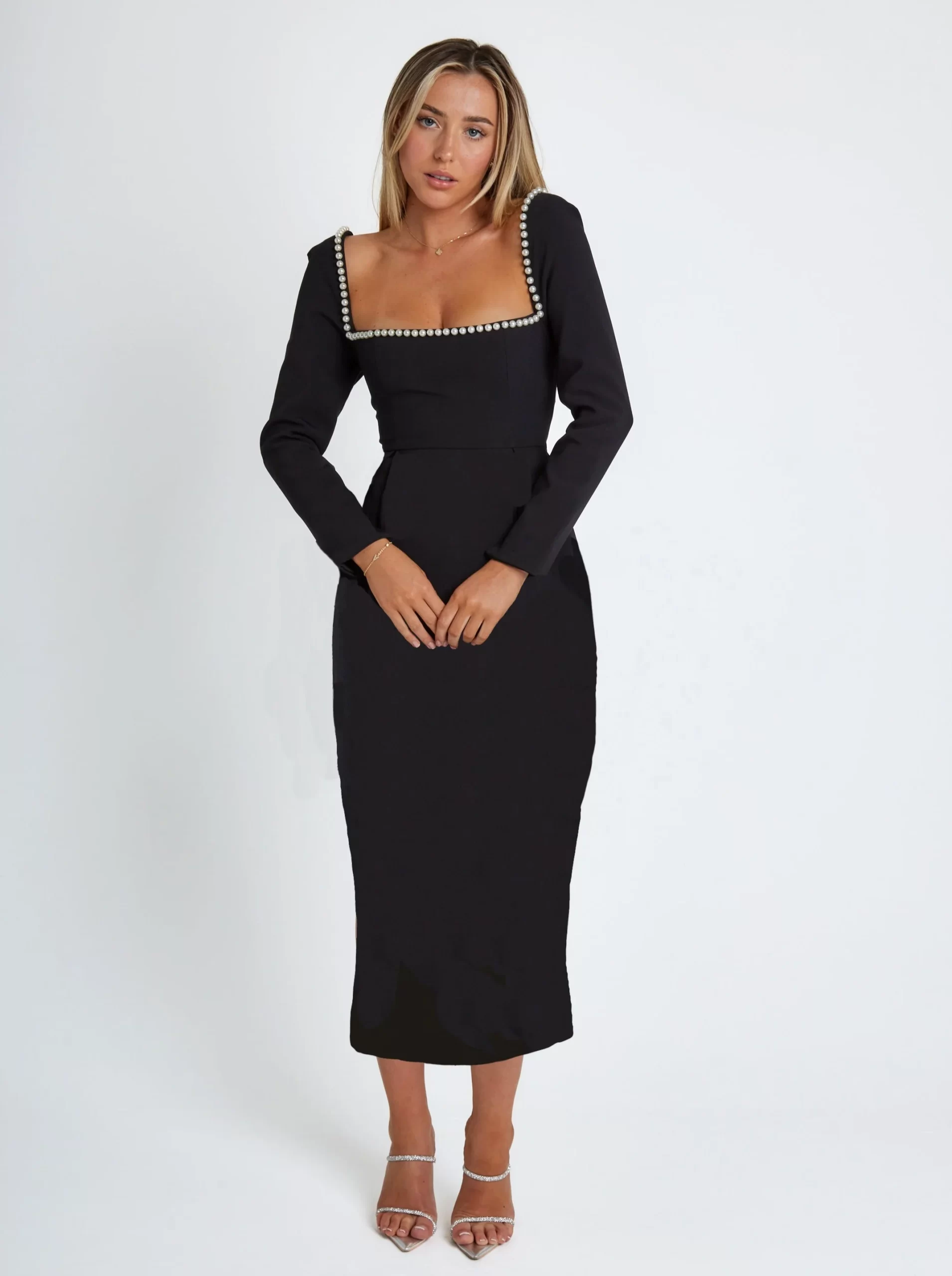 The Midi Pearl Dress